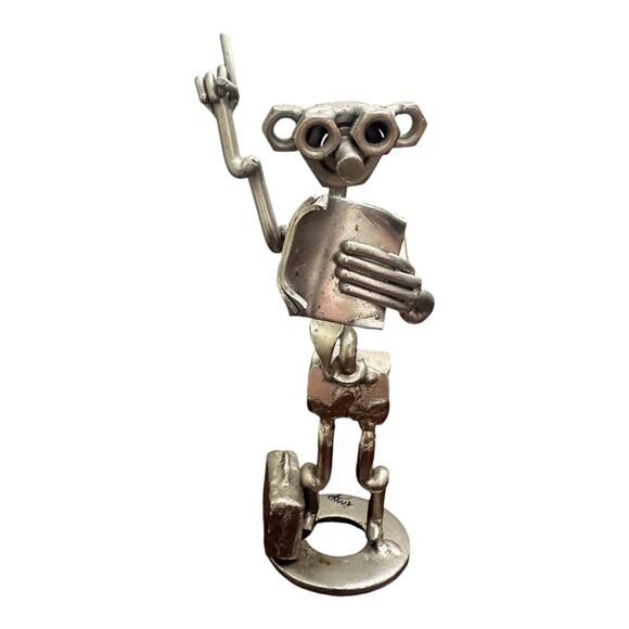 Hinz And Kunst Teacher Instructor Nuts And Bolts Art Sculpture German Professor - Picture 2 of 5